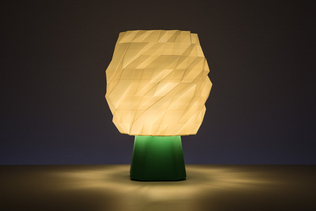 Lampada Origami accesa